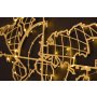 WALLXPERT Dekorativni metalni zidni pribor World Map Compass Led Gold - slika 4