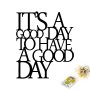 WALLXPERT Dekorativni metalni zidni pribor Its A Good Day To Have A Good Day 187 - slika 5