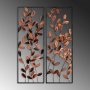 WALLXPERT Dekorativni metalni zidni pribor Olips 3 multicolor - slika 4