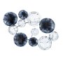WALLXPERT Dekorativni metalni zidni pribor Charm multicolor - slika 2