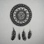 WALLXPERT Dekorativni metalni zidni pribor Dreamcatcher APT121MS - slika 2