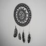 WALLXPERT Dekorativni metalni zidni pribor Dreamcatcher APT121MS - slika 3