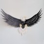 WALLXPERT Dekorativni metalni zidni pribor Eagle Metal Wall Art APT708 - slika 5