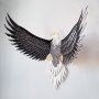 WALLXPERT Dekorativni metalni zidni pribor Eagle Metal Wall Art APT708 - slika 1