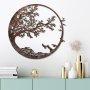 WALLXPERT Dekorativni metalni zidni pribor Rusty Tree - slika 2