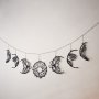 WALLXPERT Dekorativni metalni zidni pribor Moon Phases APT534MS - slika 2