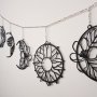 WALLXPERT Dekorativni metalni zidni pribor Moon Phases APT534MS - slika 3