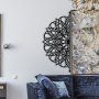 WALLXPERT Dekorativni metalni zidni pribor Amor crna boja - slika 4