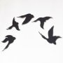 WALLXPERT Dekorativni metalni zidni pribor Birds APT646MS - slika 2