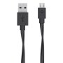 BELKIN Flat kabl USB-A na microUSB 1.8 m crni (F2CU046BT06-BLK ) - slika 1