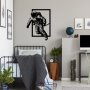 WALLXPERT Dekorativni metalni zidni pribor Out Space 3 D crna boja - slika 4