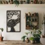 WALLXPERT Dekorativni metalni zidni pribor Kybele APT036MS - slika 1