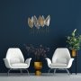 WALLXPERT Dekorativni metalni zidni pribor multicolor lišće Kosmer - slika 3