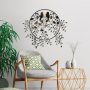 WALLXPERT Dekorativni metalni zidni pribor Love of Birds 2 - slika 2