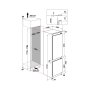 WHIRLPOOL WHC18 T323 Ugradni kombinovani frižider - slika 4