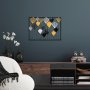 WALLXPERT Dekorativni metalni zidni pribor Hornbeam multicolor - slika 2