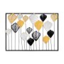 WALLXPERT Dekorativni metalni zidni pribor Hornbeam multicolor - slika 5