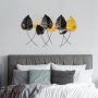 WALLXPERT Dekorativni metalni zidni pribor Casting Leaf - slika 2