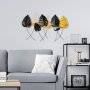 WALLXPERT Dekorativni metalni zidni pribor Casting Leaf - slika 3