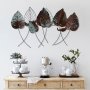 WALLXPERT Dekorativni metalni zidni pribor Casting Leaf 3 - slika 1
