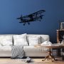 WALLXPERT Dekorativni metalni zidni pribor Aereo 1 3D avion - slika 4