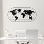 WALLXPERT Dekorativni metalni zidni pribor World Map 17 - slika 2