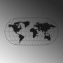 WALLXPERT Dekorativni metalni zidni pribor World Map 17 - slika 4