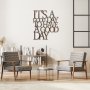 WALLXPERT Dekorativni metalni zidni pribor Rusty Have a Good Day - slika 4