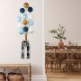 WALLXPERT Dekorativni metalni zidni pribor multicolor baloni Speckle - slika 3
