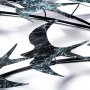 WALLXPERT Dekorativni metalni zidni pribor Kirlangic Blue - slika 4