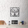 WALLXPERT Dekorativni metalni zidni pribor Da Vinci Bird - slika 5
