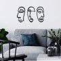 WALLXPERT Dekorativni metalni zidni pribor Left Front Right - slika 2