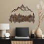 WALLXPERT Dekorativni metalni zidni pribor Rusty Landscape 2 - slika 1