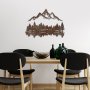 WALLXPERT Dekorativni metalni zidni pribor Rusty Landscape 2 - slika 3
