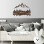 WALLXPERT Dekorativni metalni zidni pribor Rusty Landscape 2 - slika 4