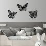 WALLXPERT Dekorativni metalni zidni pribor Butterflies 3 - slika 1