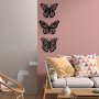 WALLXPERT Dekorativni metalni zidni pribor Butterflies 3 - slika 3