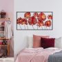 WALLXPERT Dekorativni metalni zidni pribor multicolor- crvene liske - slika 3