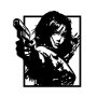 WALLXPERT Dekorativni metalni zidni pribor 3D On The Lookout black - slika 5
