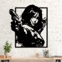 WALLXPERT Dekorativni metalni zidni pribor 3D On The Lookout black - slika 1