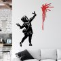 WALLXPERT Dekorativni metalni zidni pribor Banksy Metal 09 - slika 1
