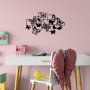 WALLXPERT Dekorativni metalni zidni pribor Butterflies M - slika 3