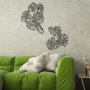 WALLXPERT Dekorativni metalni zidni pribor Spirit Leaf - slika 1