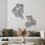 WALLXPERT Dekorativni metalni zidni pribor Spirit Leaf - slika 3