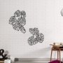 WALLXPERT Dekorativni metalni zidni pribor Spirit Leaf - slika 2