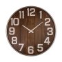 WALLXPERT Dekorativni metalni zidni sat Antique Medium Walnut - slika 2