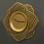 WALLXPERT Dekorativni metalni zidni sat Bloom Metal Wall Clock APS109 - slika 4