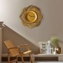WALLXPERT Dekorativni metalni zidni sat Bloom Metal Wall Clock APS109 - slika 2