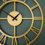 WALLXPERT Dekorativni metalni zidni sat Roman Metal Wall Clock APS035 - slika 5