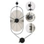 WALLXPERT Dekorativni metalni zidni sat Sntr White - slika 5